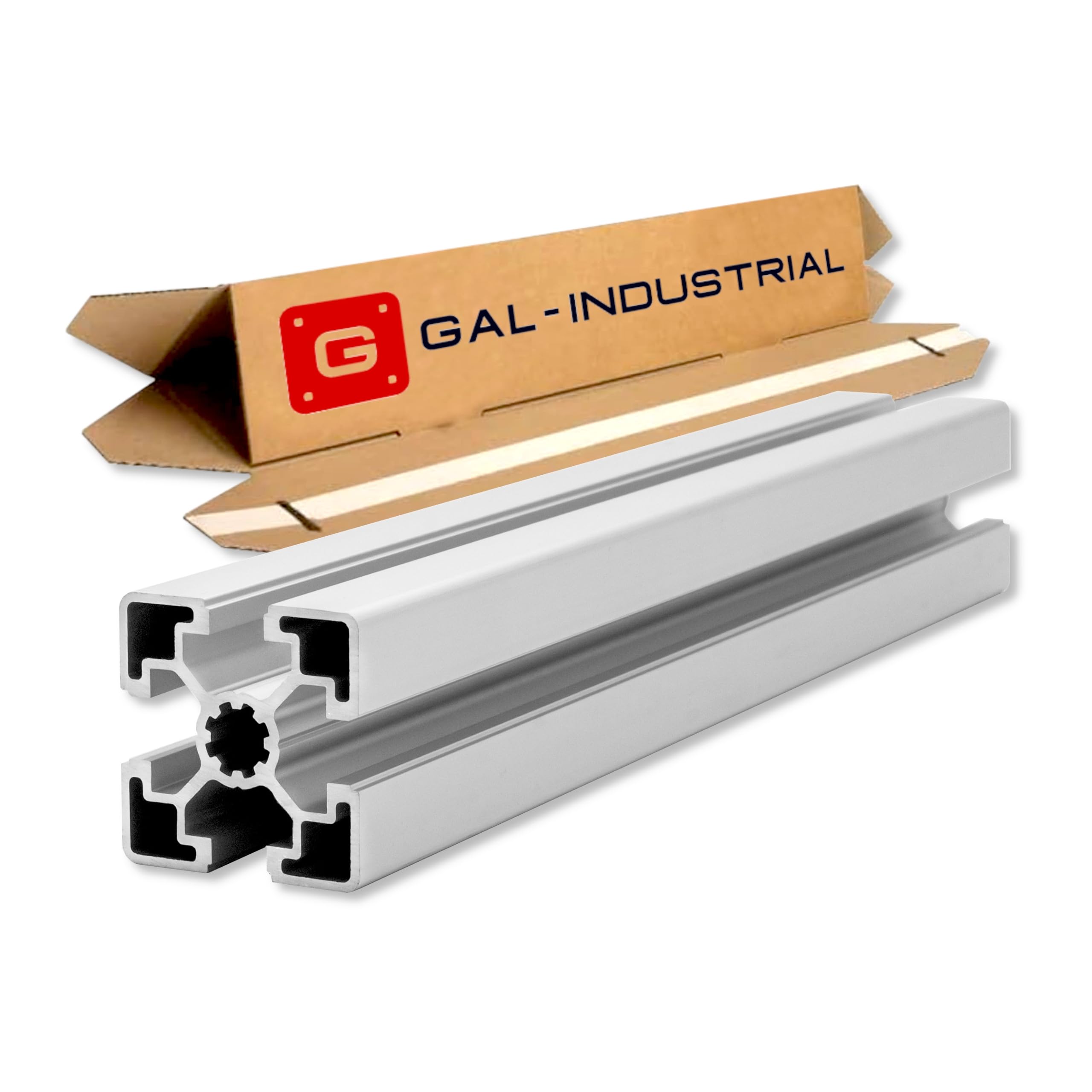 Aluprofil 45x45 mm | Nut 10 | Länge 10–250 cm wählbar | Eloxiertes und Wetterfestes Alu Profil | Konstruktionsprofil Bosch Item Kompatibel | Systemprofil für Industrie und DIY