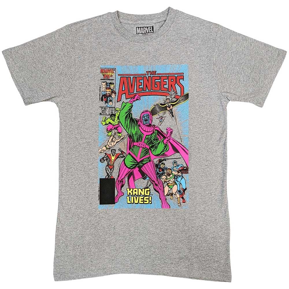 Rock Off Officially Licensed Products Men's Grey Marvel T Shirt Kang Lives Official Xxl