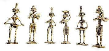 Handicraft Brass Dhokra Art Tribal Musicians
