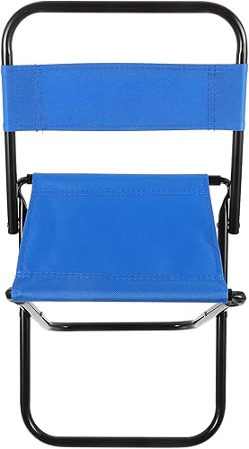 Silla plegable pequeña portátil para exteriores, silla de césped plegable ligera para pesca, playa, jardín, viajes, con marco resistente y diseño de