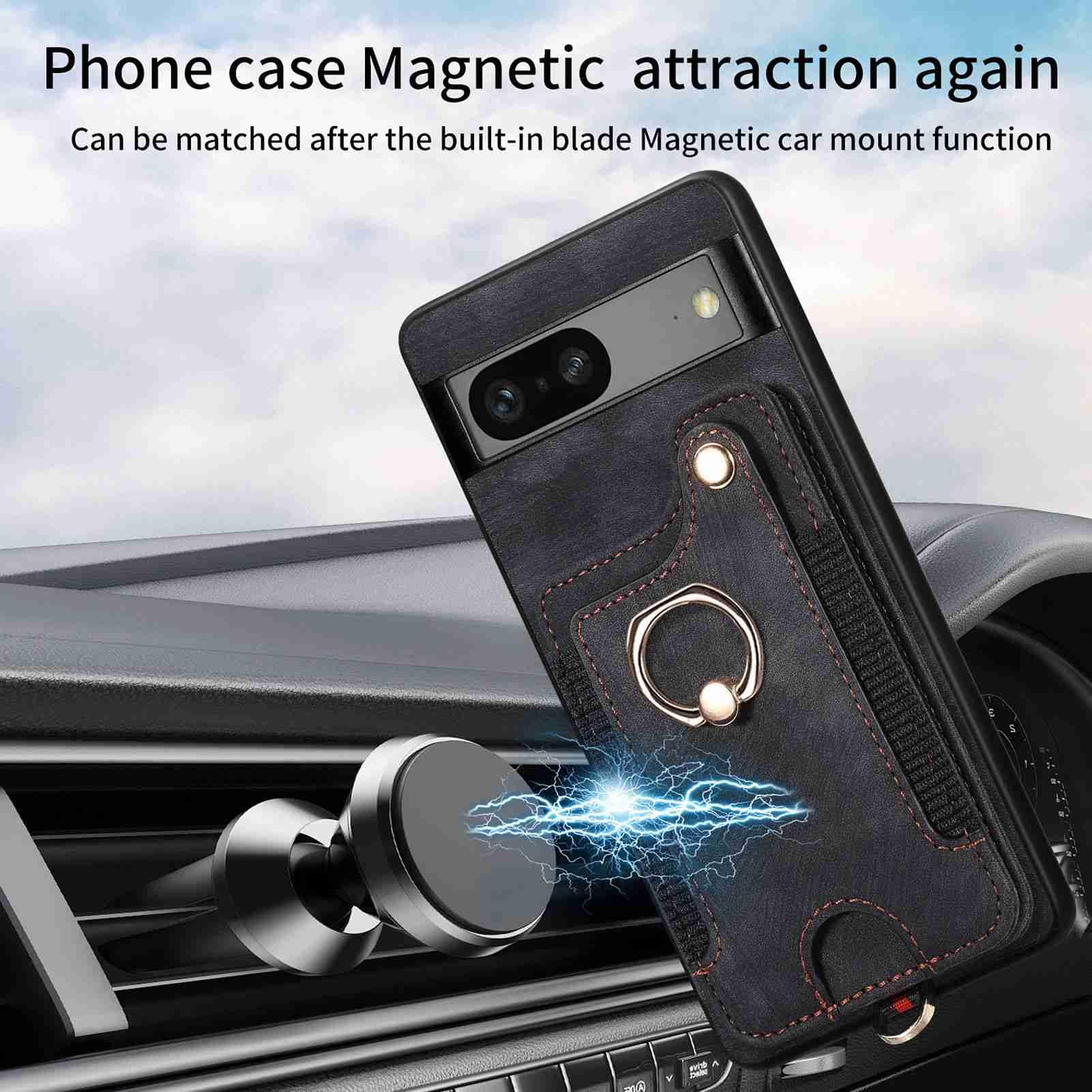 Custodia Per Google Pixel 7A, Custodia Protettiva In Silicone TPU A Fantasia Con Supporto Ad Anello Oro  S2 501342736