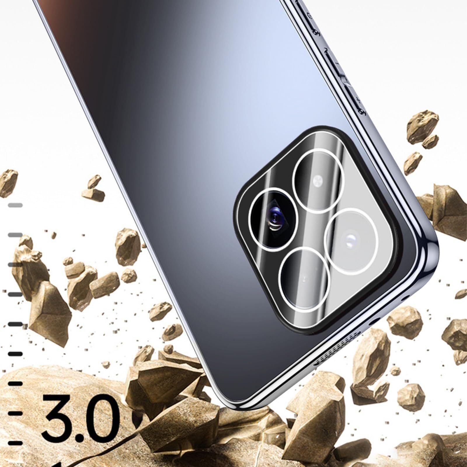 Generico Custodia Per Xiaomi 17Max, Copertura Protettiva Avvolgente Obiettivo Completo Guscio