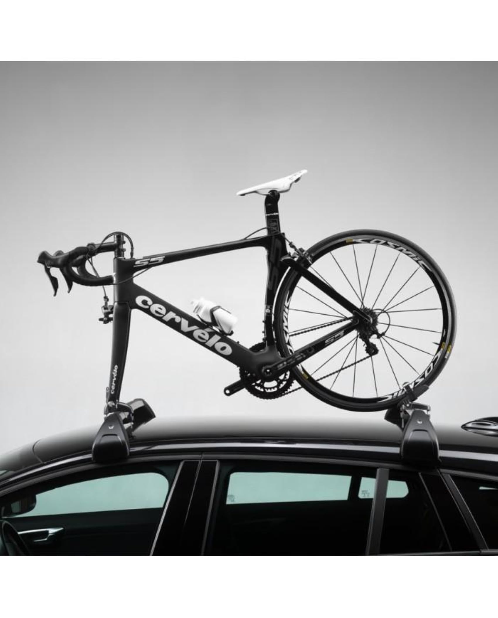 ELITE Portabici da Tetto Sanremo 40 in Alluminio – Preassemblato con Sgancio Rapido – Compatibile con Freni a Disco e Perni Passanti 12x100 – Barre Portatutto fino a 80x50 mm – Portata Massima 16
