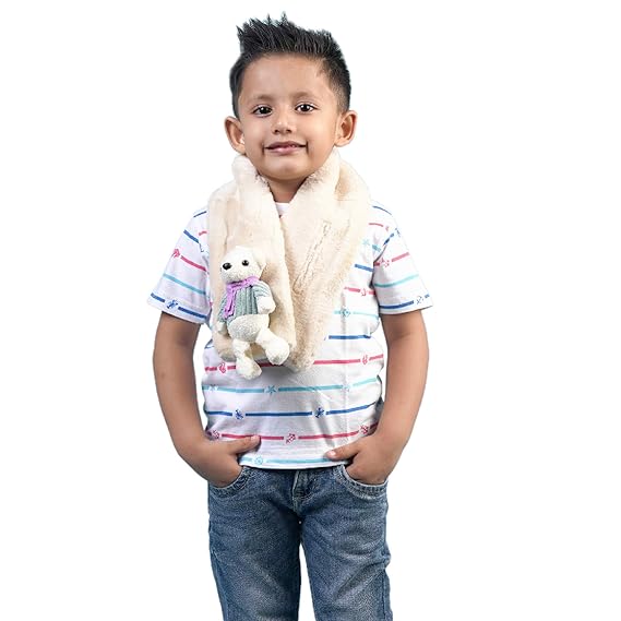 Muffler For Kids Winter Wear Accessories Mufflers For Party And Casual Use,(Pack of 1)