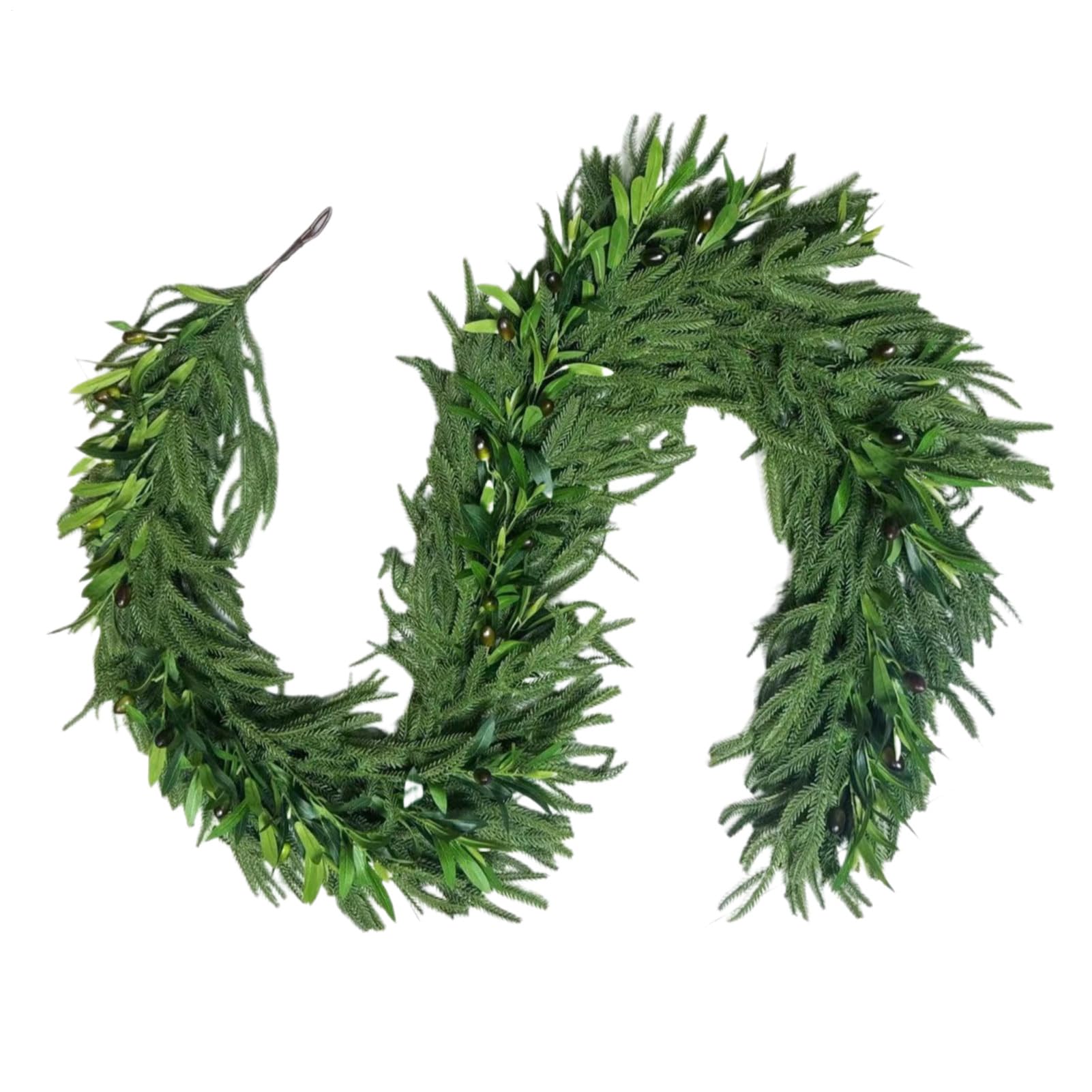 Guirnalda de Árbol de Navidad 1.2 M Vid De Olivo Artificial
