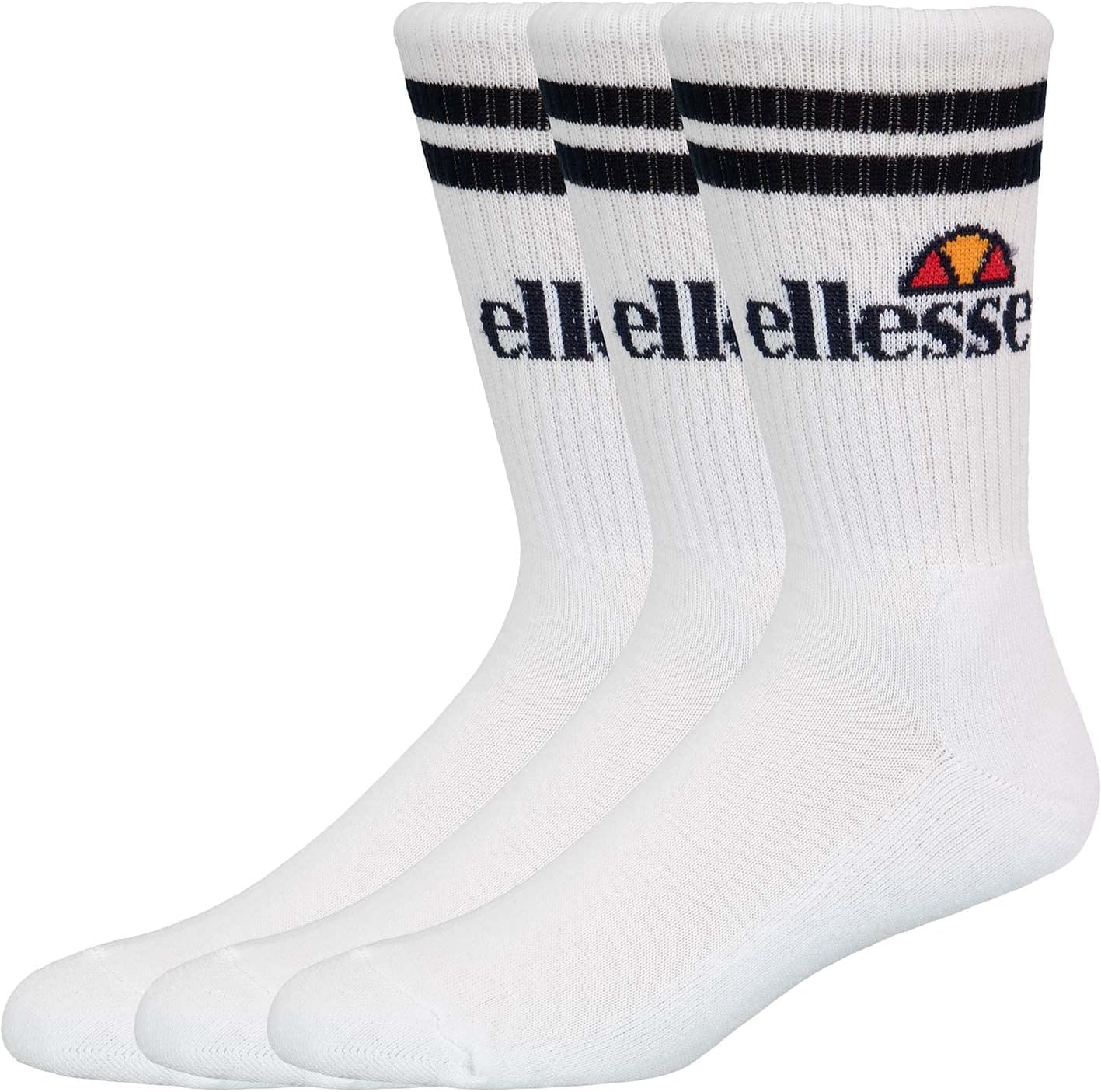Ellesse Socks Pack of 3, White, 43-46