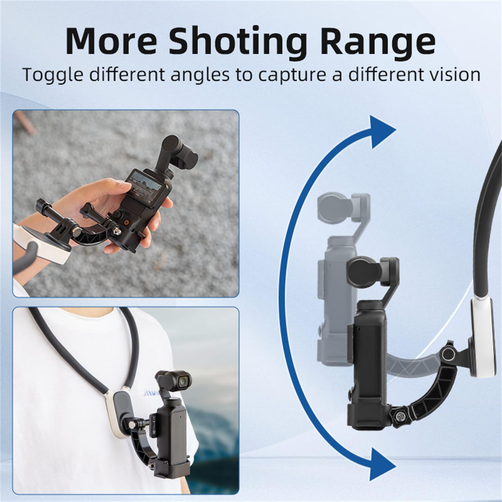 Amazon | XBERSTAR For DJI OSMO POCKET 3 ネックレスマウント 磁気 