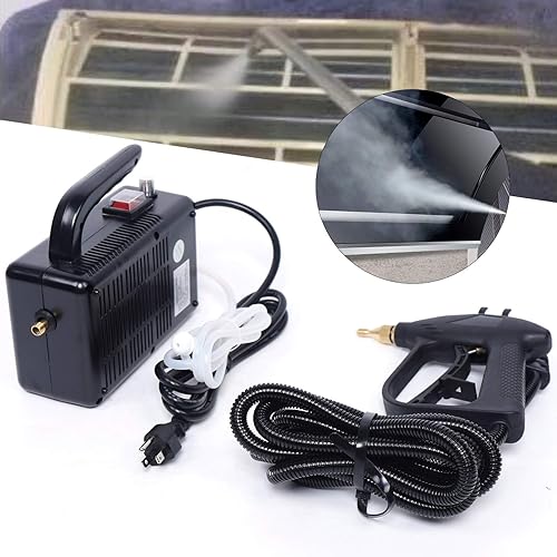 Miniatura 9 de DYRABREST Limpiador de vapor presurizado de mano, máquina de limpieza a presión portátil de alta temperatura de 1700 W, vaporizador para limpieza,