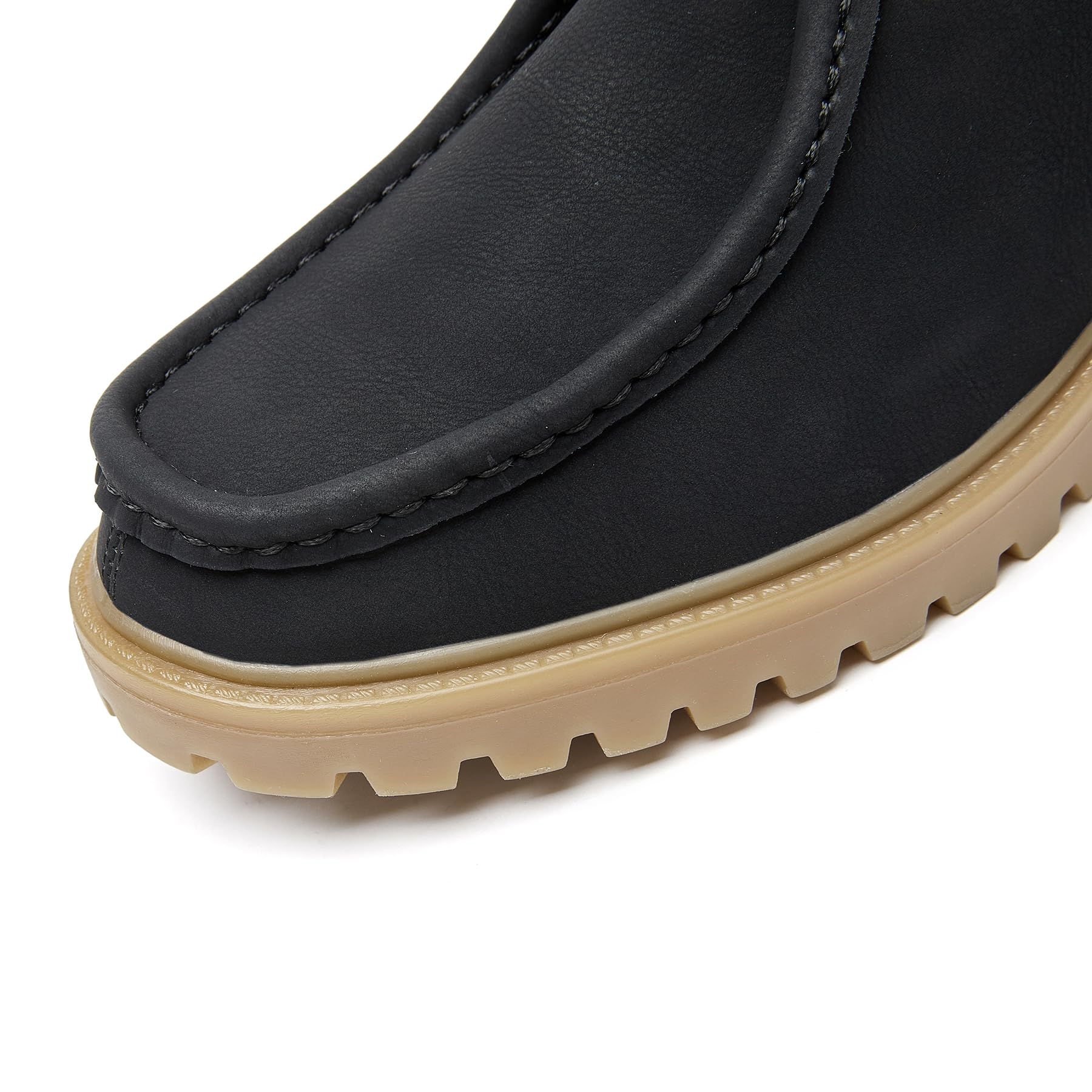 Allthemen Hombre Mocasines Cuero Casual Náutico Cordones