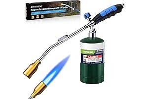 50,000 BTU Charcoal Torch Gun for Outdoor Grilling, Weed Removal, and More