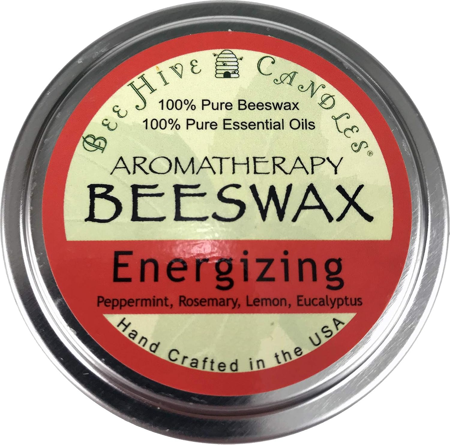 Bee Hive Candles Aromatherapy Beeswax Travel Tin