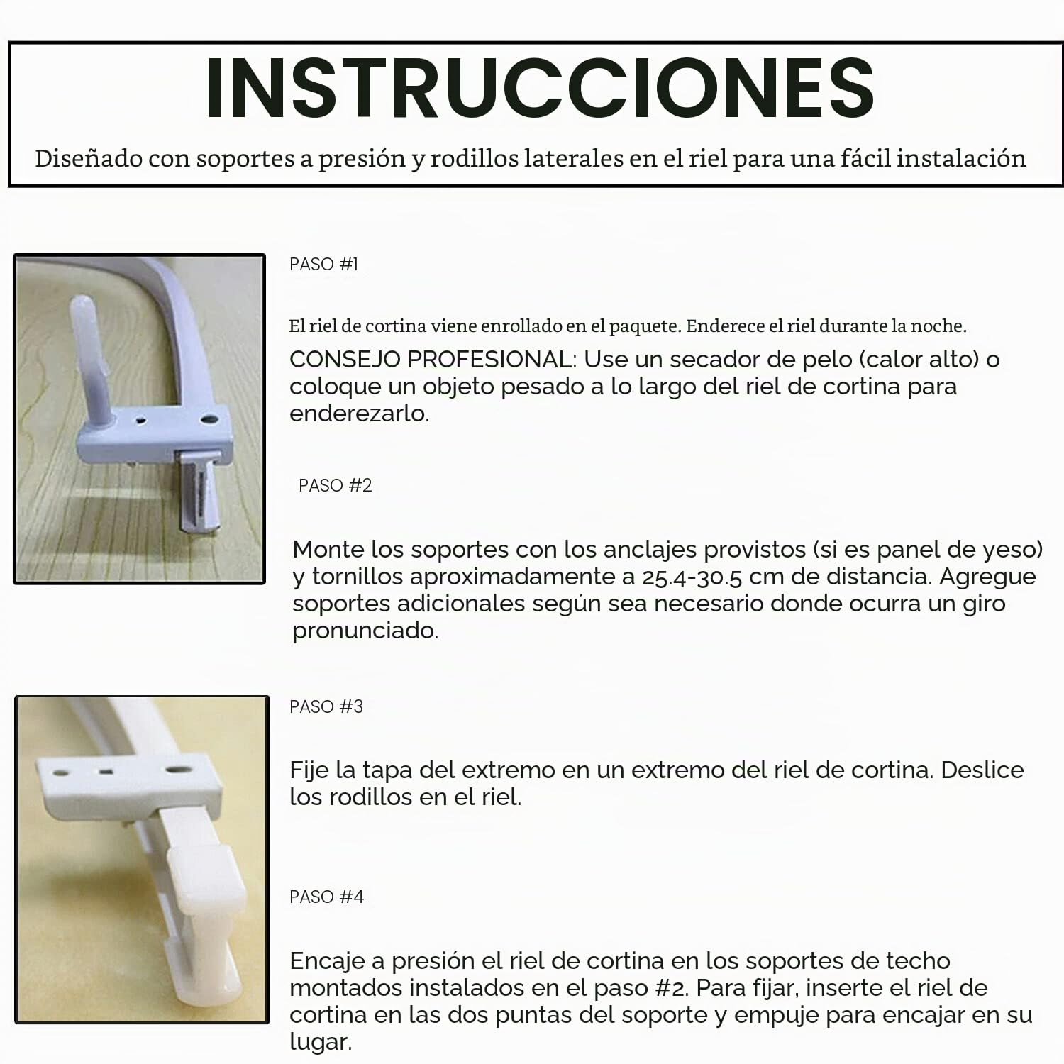 Xnuoyo Riel Flexible para Cortina de Techo, 5 Metros Curvo, Sistema de Pista para Ventanas Suaves y Separador de Ambientes