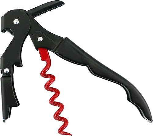 Oeno Philia Sacacorchos Profesional Duo-Lever - Elixir Negro con Gusano Espiral Carmesí