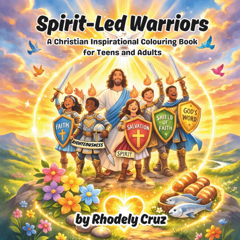 Spirit-Led Warrior: A Christian Inspirational Colouring Book for Teens and Adults