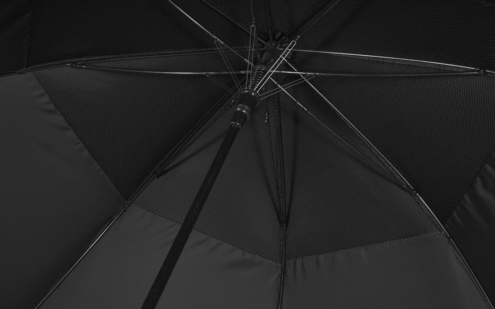 iX-brella 130 cm XXL Fiber-Golfschirm Automatik doppeltes Dach mit Ventilationsbezug