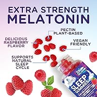 Vista 3 de Melatonin Sleep Gummies 12mg - Extra Strength Sleep Support Melatonin Gummy for Adults, Vegan Sleeping Gummy Supplement Supports Restful Sleep