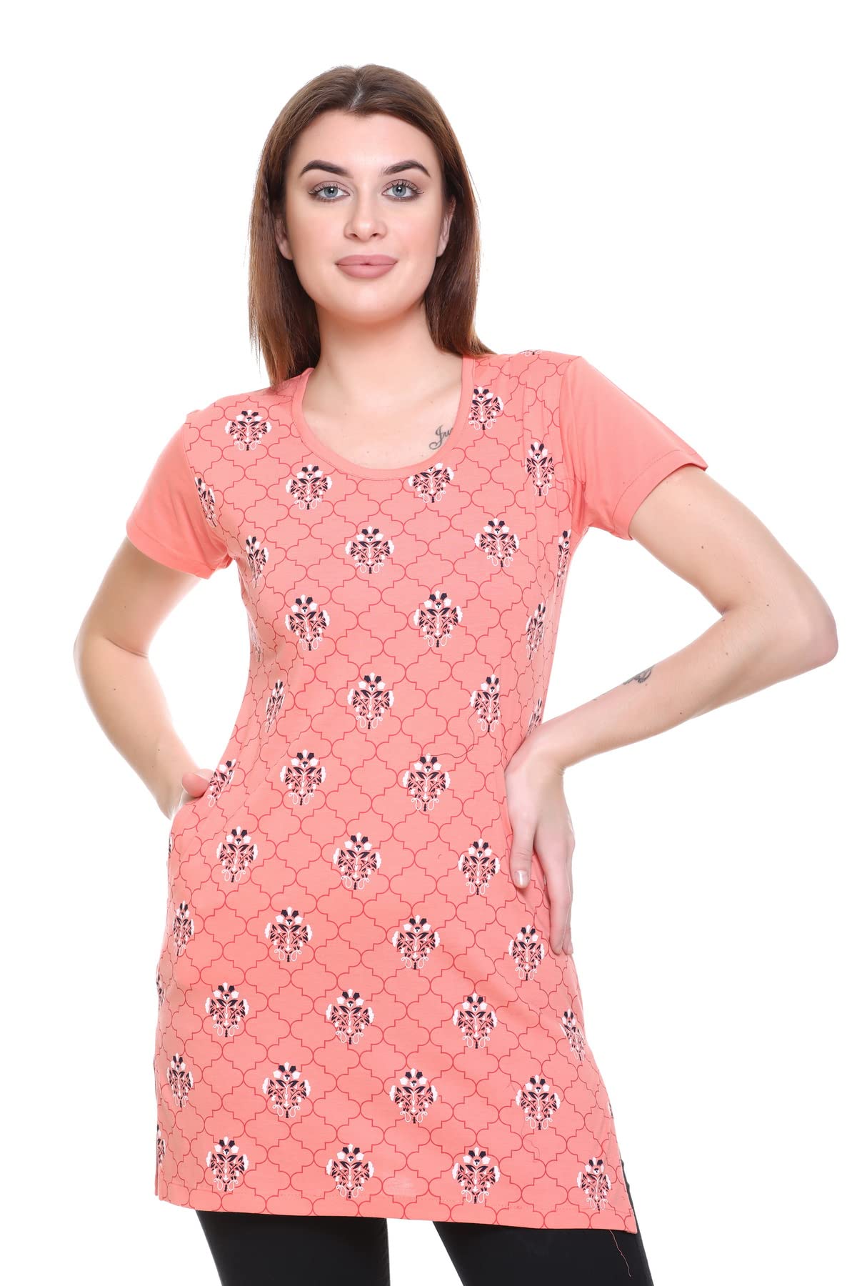 In LoveWomen's Longline Nightwear Nightdress