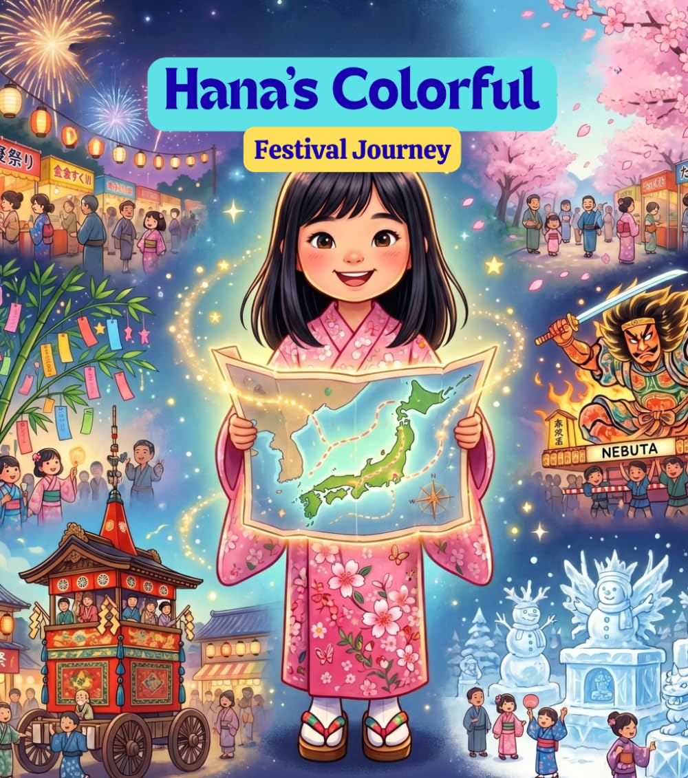 Hana’s colorful Festival journey: Discovering Japan’s Festivals, Traditions, and Beautiful Clothing, Children’s Cultural Books. (Little Cultural Adventure)