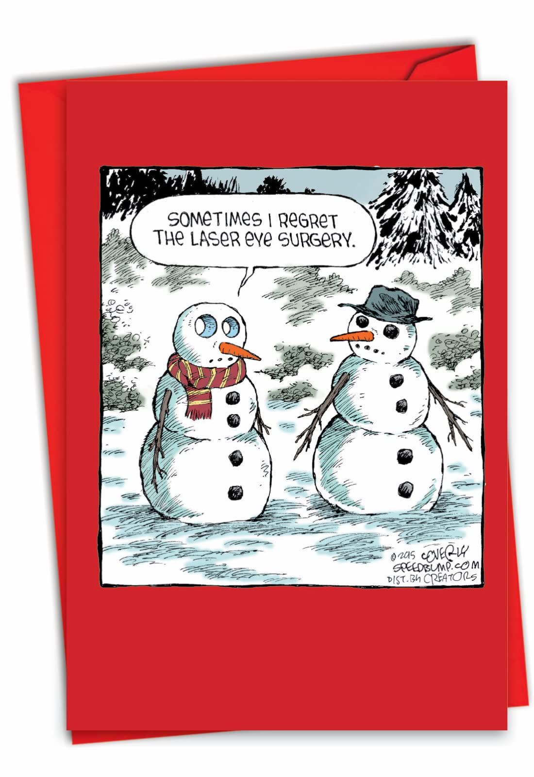 Amazon.com : NobleWorks - Merry Christmas Greeting Card with Envelope (4.63 x 6.75 Inch) Showing Colorful Cartoons - Laser Eye Surgery C2532XSG : Office Products amazon-com-nobleworks-merry-christmas-greeting-card-with-envelope-4-63-x-6-75-inch-showing-colorful-cartoons-laser-eye-surgery-c2532xsg-office-products