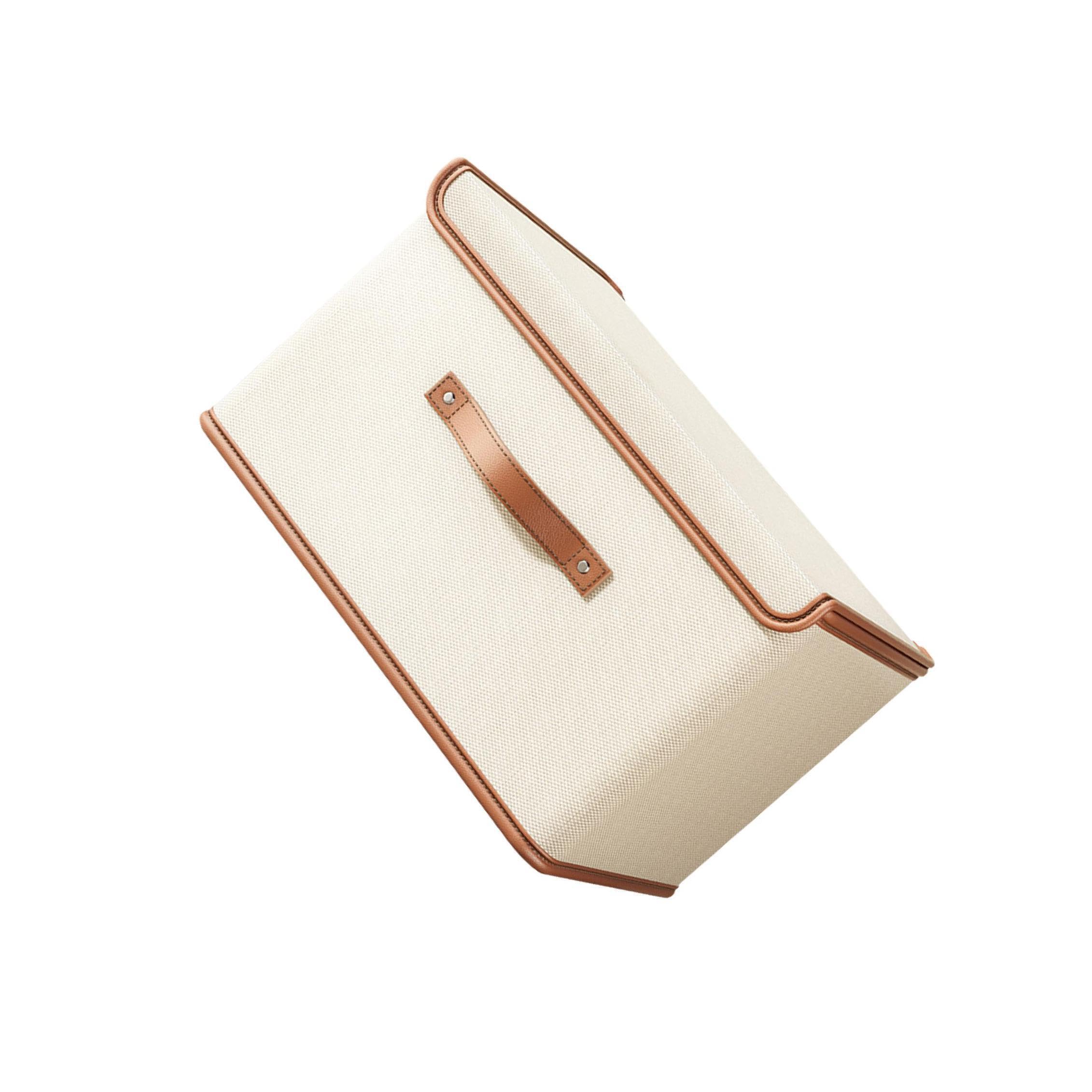 CYDZSRA Storage Basket Lidded Storage Bin With Lid And Handle Convenient For Storing Baby Clothes And Toys Saving Space And Making Convenient For Carrying And Storing. Organizer, Beige, 44x30x29cm