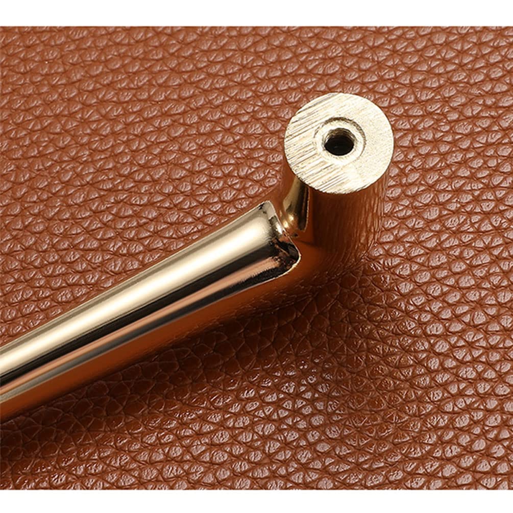 SYZOW Lot De 6 Poignées D'armoire De Cuisine Noires Et Dorées