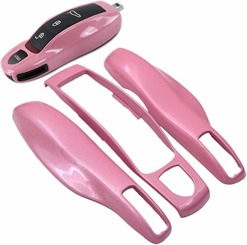 Carcasa de Llave Inteligente, parte media + Tapa Lateral para Porsche Boxster Turbo Cayenne Panamera Macan Cayman 911 918 996 997 991, Rosado