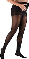Vista 9 de Truform Sheer Pantyhose de maternidad, compresión de 20-30 mmHg, soporte de abdomen, 20 denier, beige, S