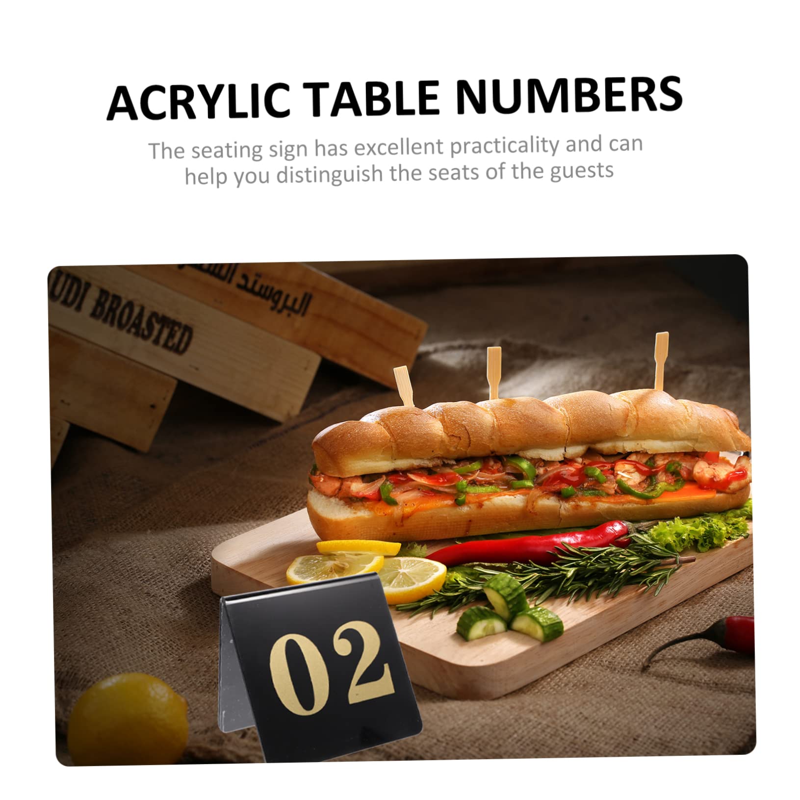 10 Stück Tischnummern Doppelseitig Für Hochzeiten Geburtstagsfeiern Catering Wiederverwendbare Tischaufsteller Klare Sicht Stilvolles Design