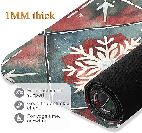 Miniatura 5 de Pattern Pattern Yoga Mat Non Slip Thick Kids Eco Friendly Rubber Workout Foldable Yoga Mat Women Exercise