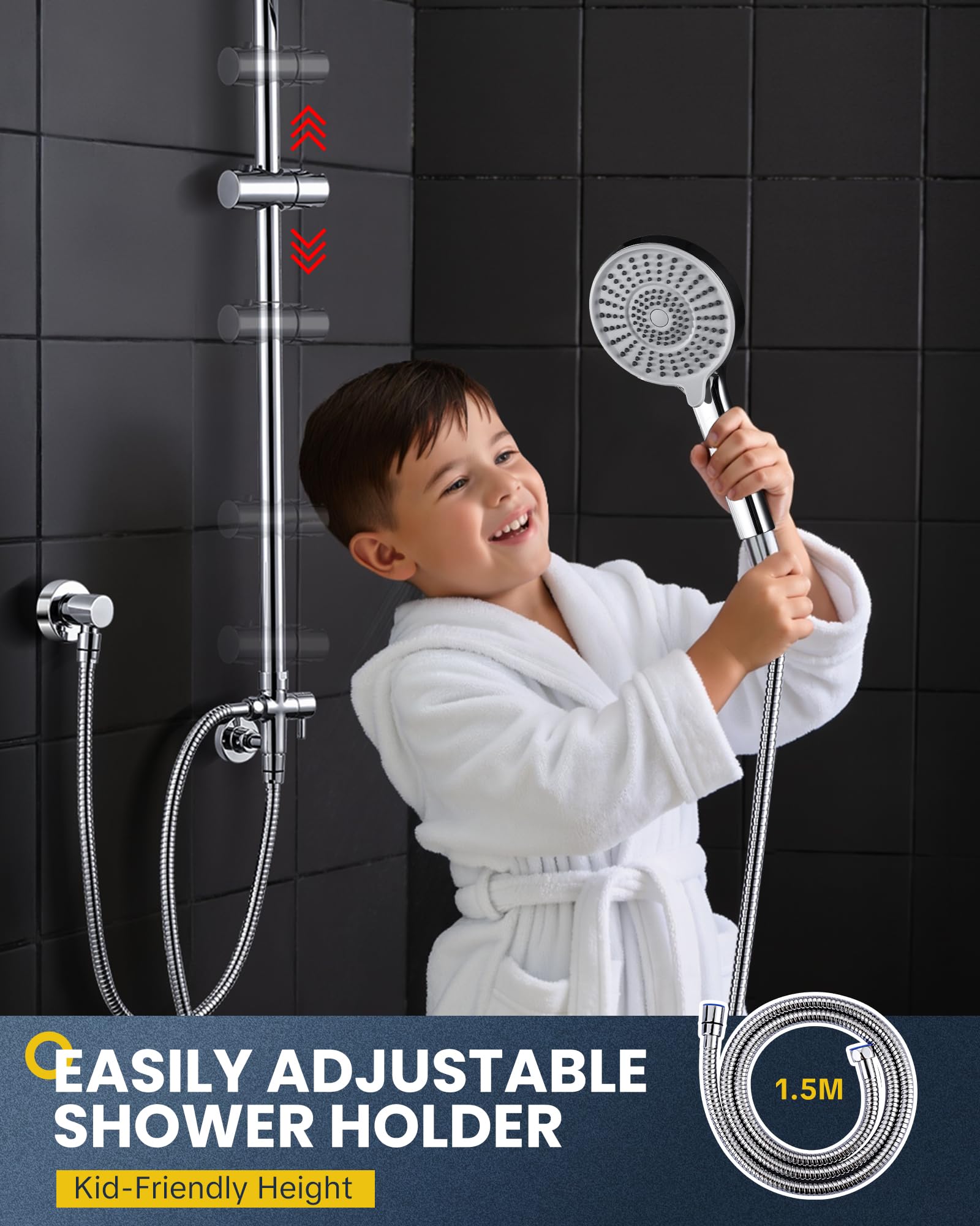 Termostato Doccia Rubinetto Sistema Doccia Set Doccia A Pioggia Con Doccetta Acquista In Modo Economico - Spedizione Gratuita, Recensioni Reali Con Foto - Foto 4