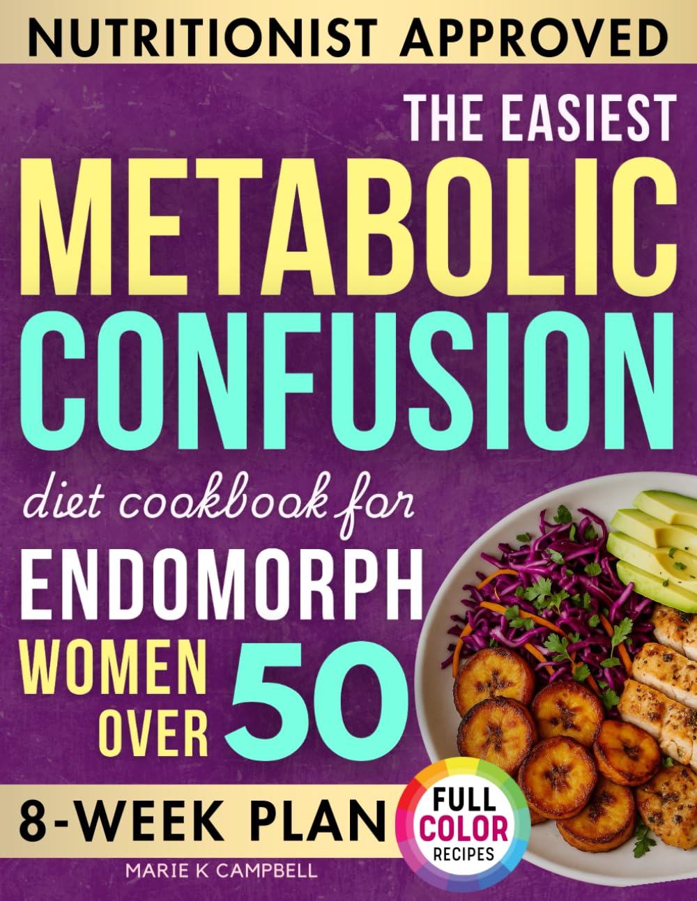 The Easiest Metabolic Confusion Diet Cookbook for Endomorph Women Over 50: 100 Nutritionist-Approved Recipes + 8-Week Meal Plan To Lose Weight, Burn Stubborn Fat, Balance Hormones & Increase