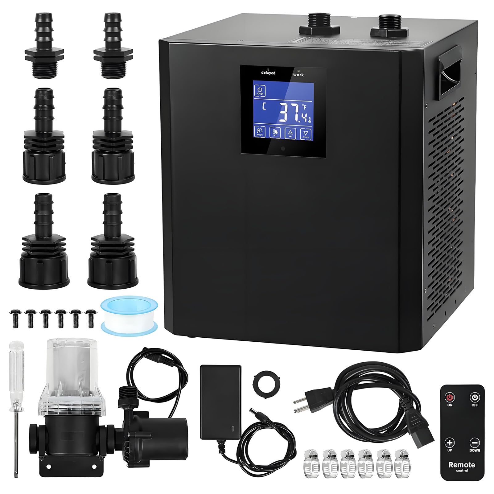 DUMIPME 79-Gallon Capacity Cold Plunge Chiller,Ice Bath Chiller Powerful 1/3 HP Compressor Cools Large Tubs Quickly, Perfect for Athletes & Fitness Enthusiasts 220V
