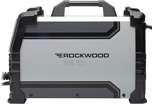 Rockwood MIG 160 Multi-Process Flux Core MIG and Stick Welder Welding Machine | 110V/220V Dual Voltage Advance Inverter Technology | TIG MIG Weld Ready | User-Friendly Digital Controls