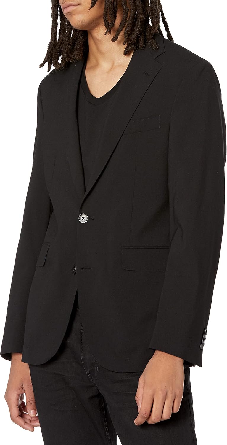 Cole Haan Men's Slim Fit Stretch Suit Separates-Custom Jacket & Pant Size Selection