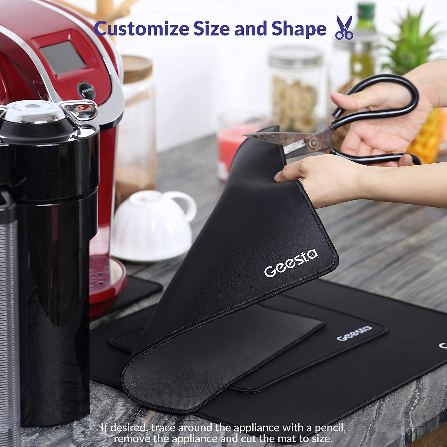 Geesta 4 Pack Mixer Mover for KitchenAid Stand Mixer, Ninja Cooker