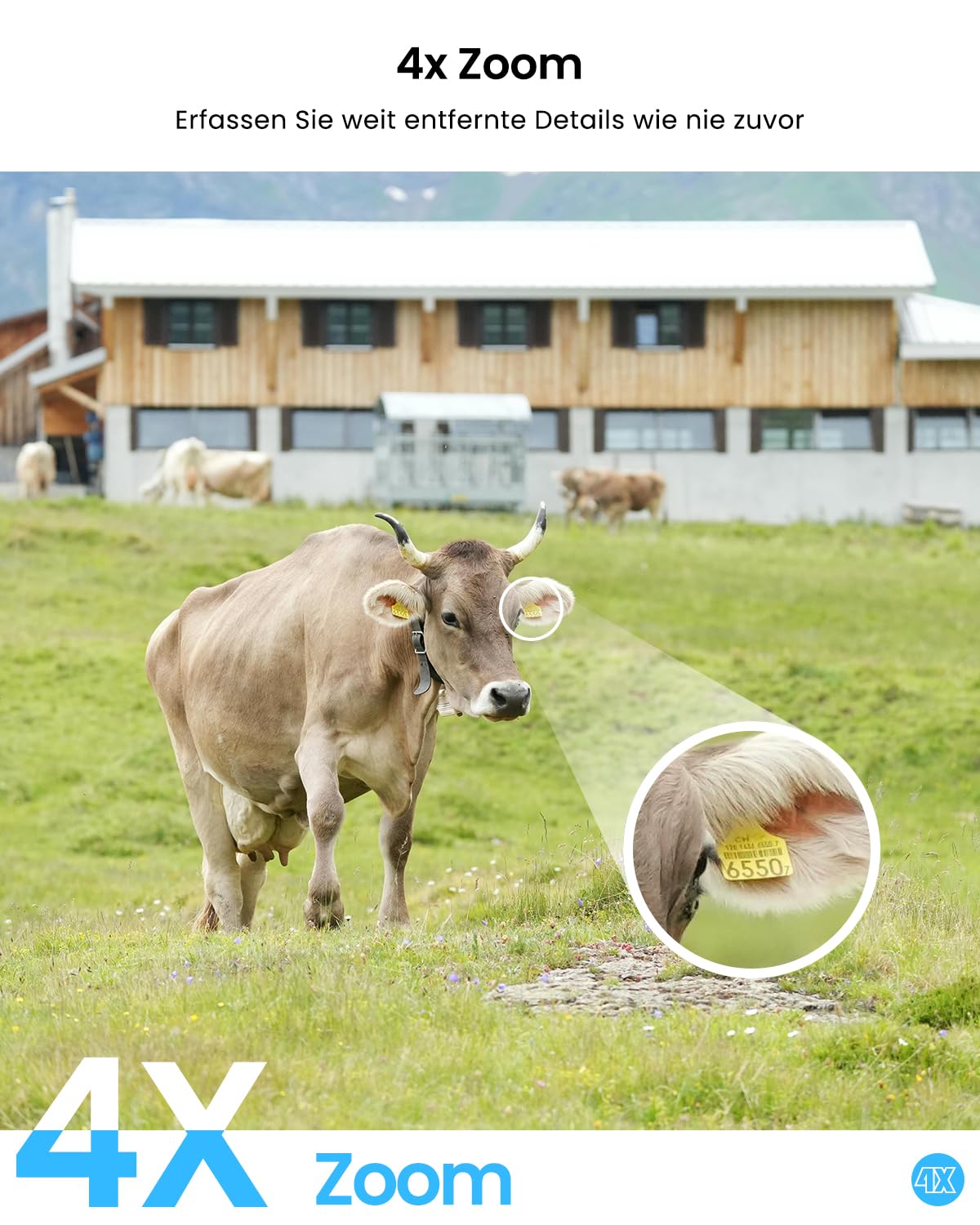 ANRAN 4G LTE Überwachungskamera Aussen,Ohne WLAN mit SIM-Karte | 2K Solar Kamera Outdoor mit Farbnachtsicht,PIR-Bewegungsmelder & 2-Wege-Audio,IP66 Wasserdicht,mit Alexa,GB SD-Karte