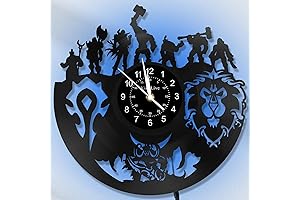 World of Warcraft Statue Vinyl Record Wall Clock
