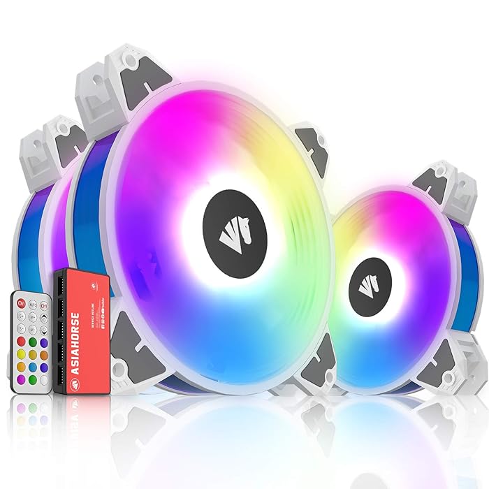 Buy Asiahorse Magice Argb Case Fans with Transparent Light Frame