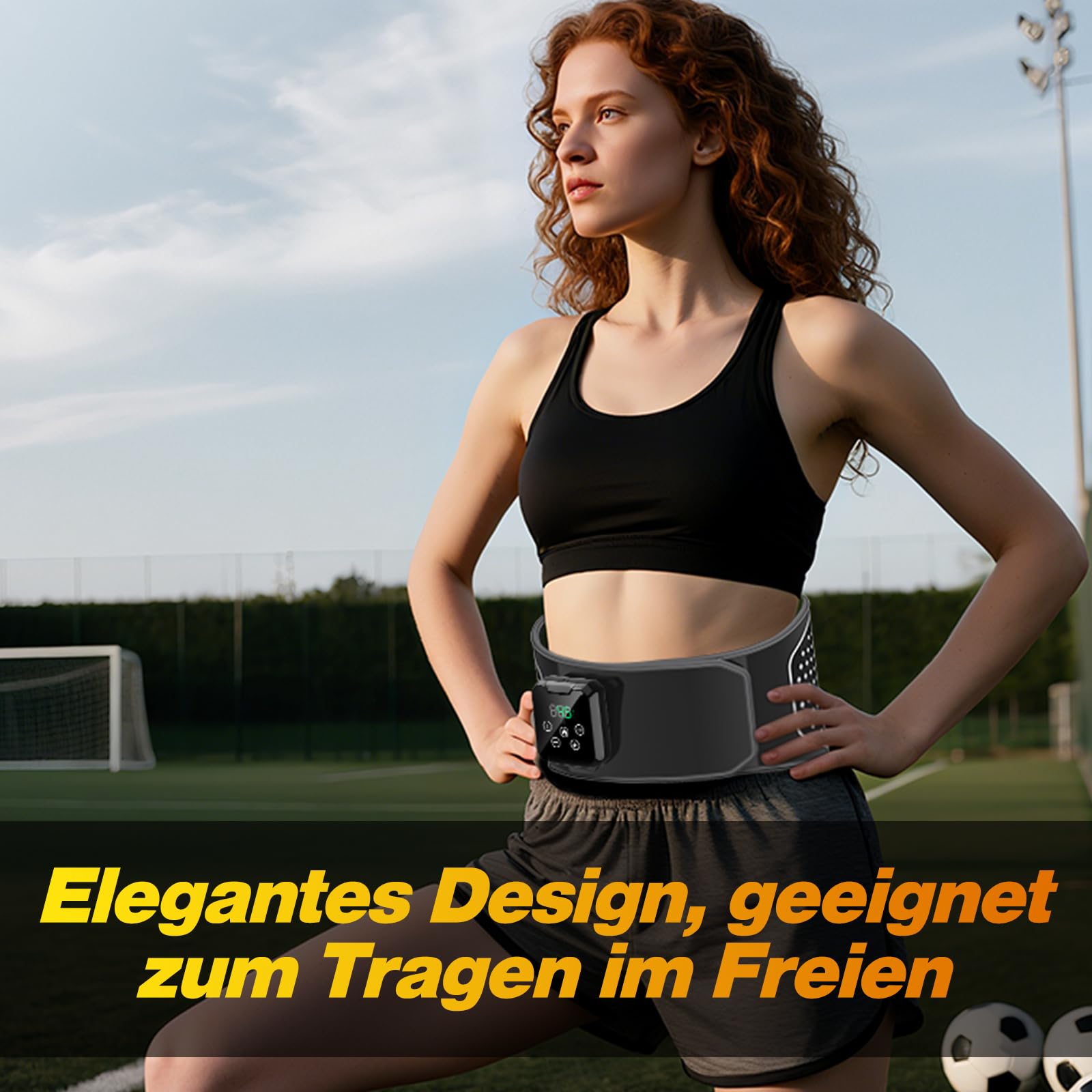 Kabelloser Wärme- und Massagegürtel für den Rücken, Heizkissen für Lendenwirbelsäule mit 3 Luftdruck-Massage Modi & 4 Wärmestufen, Linderung von Rückenschmerzen und Ischias, 4000 mAh Akku