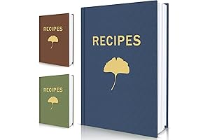 Hardcover Blank Recipe Book for the Passionate Home Chef