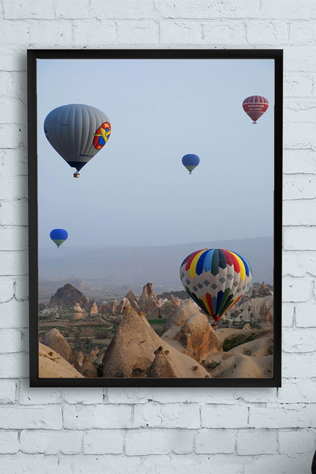 Postermanya (pster11487) Kapadokya Manzara Çerçeveli Tablo 2 (21x30cm)
