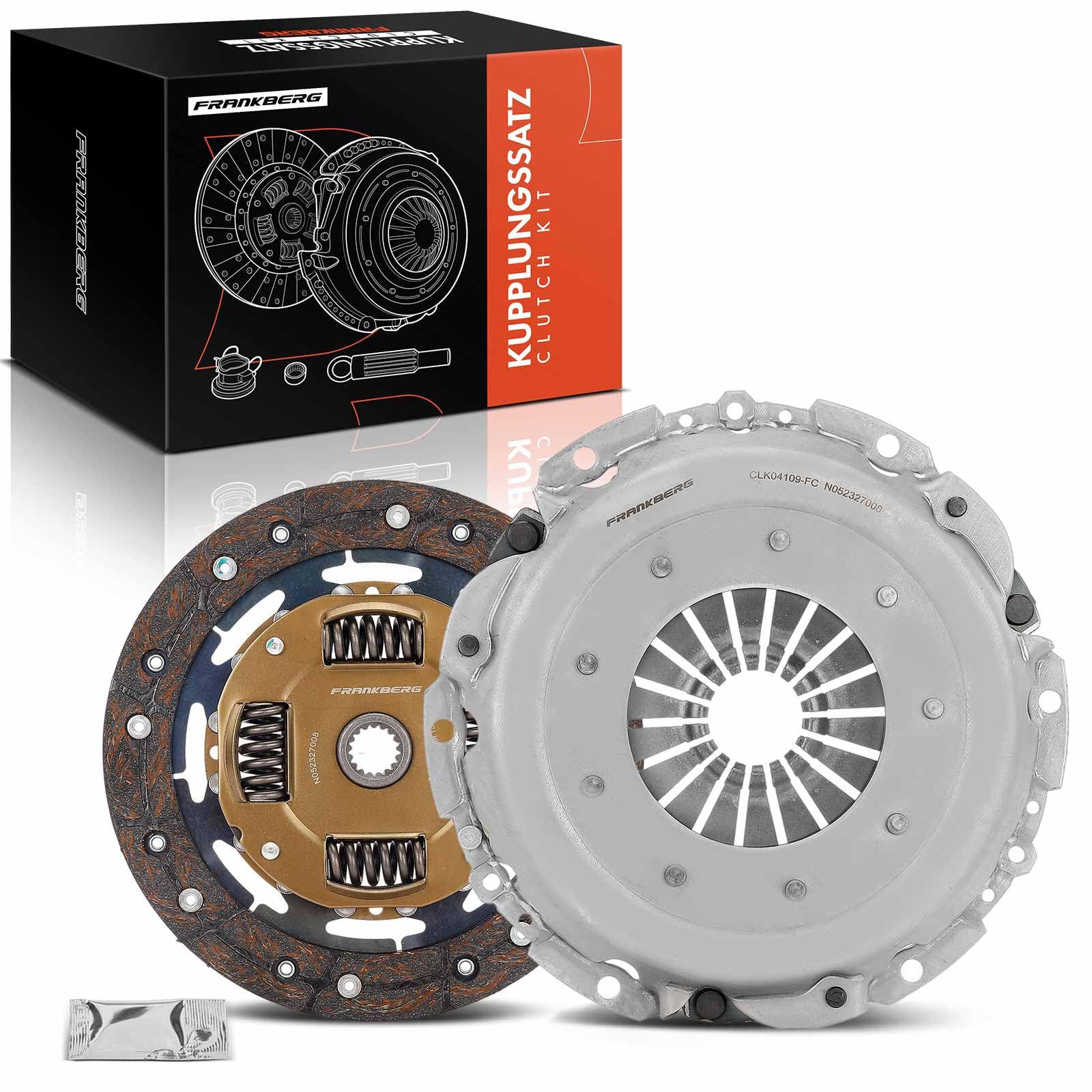 Frankberg Kit de embrague 3S617540AA | Compatible con: Furgoneta Fiesta V, 2 días, Fiesta V JD JH, Fusión JU