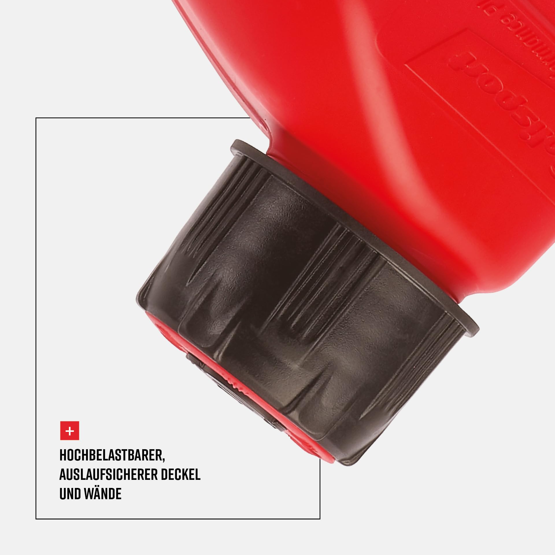 Polisport ProOctane - Treibstoffkanister 20L mit Füllschlauch und Kappe, Rot