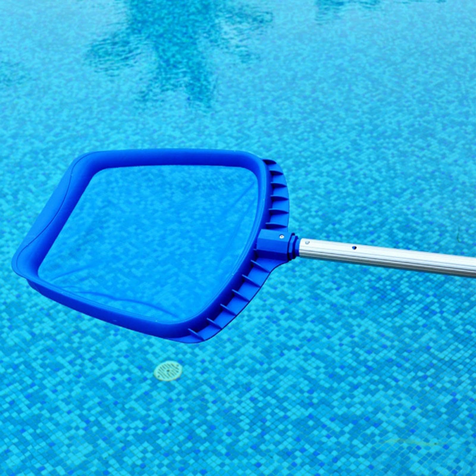 Red Recogehojas para Piscinas Red de Limpieza de Hojas de Piscina de Malla Fina Herramienta de Limpieza de Hojas, Red Poco Profunda