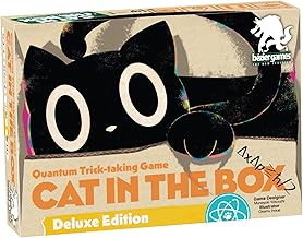 Juego de Tablero Cat in The Box Deluxe Edición - Entretenido Juego de Toma de Trucos con un Giro Cuántico para Adolescentes y Adultos - Perfecto para 2 a 4 Jugadores, Tiempo de Juego de 30 Minutos, Edades 10+