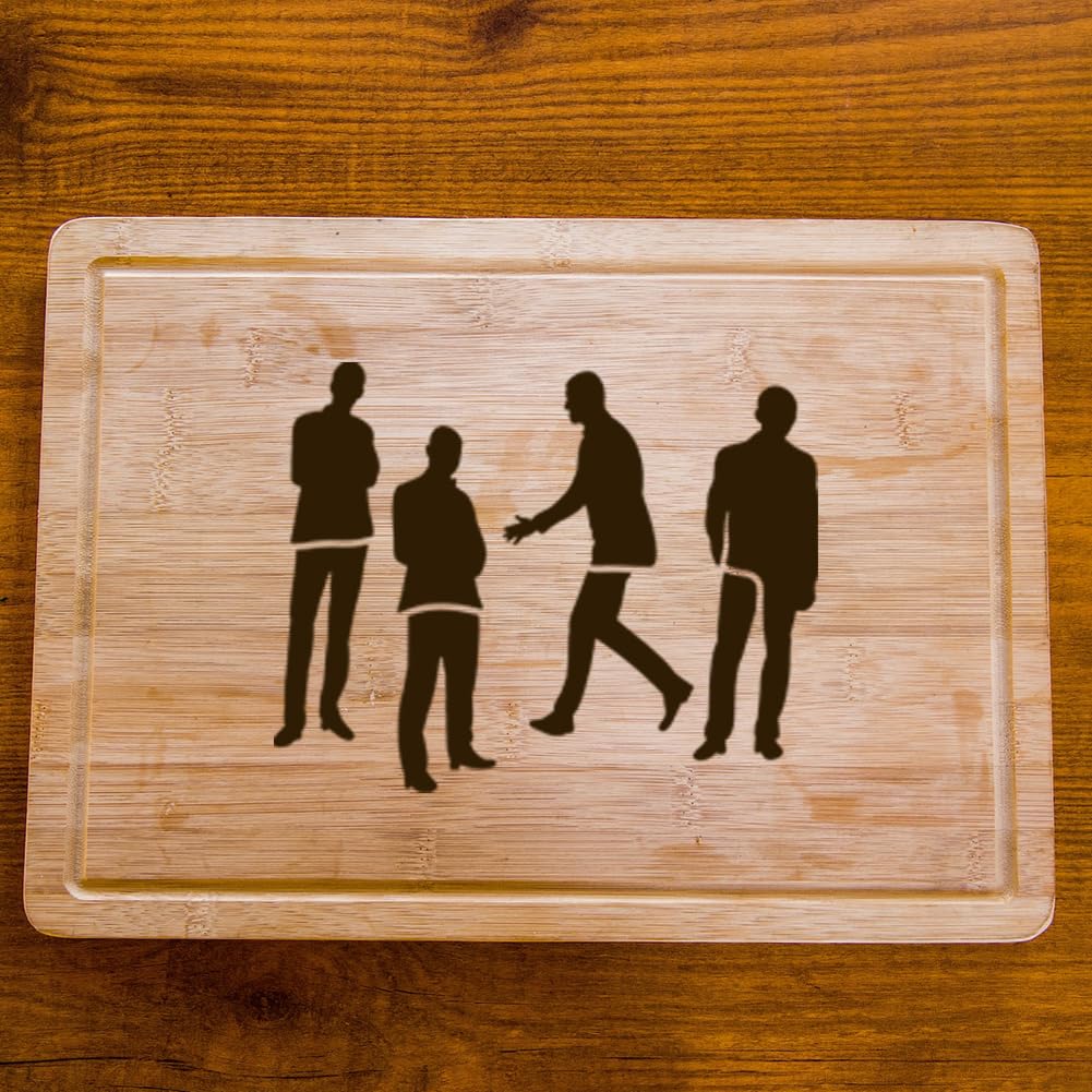 FINGERINSPIRE 3Pcs Human Figure Painting Large Stencil 8.3x11.7 PET Male Female Boys Girls Figures Model Spraying Big Stencil Reusable Human Body Silhouette Wall Stencil Creative Hollow Out Template - Image 7