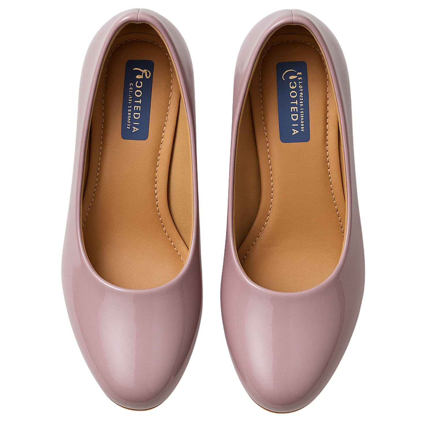 Women's Pump Block Heel Round Toe Slip On Footwear for Casual Wear (Lavender -8)-image-15