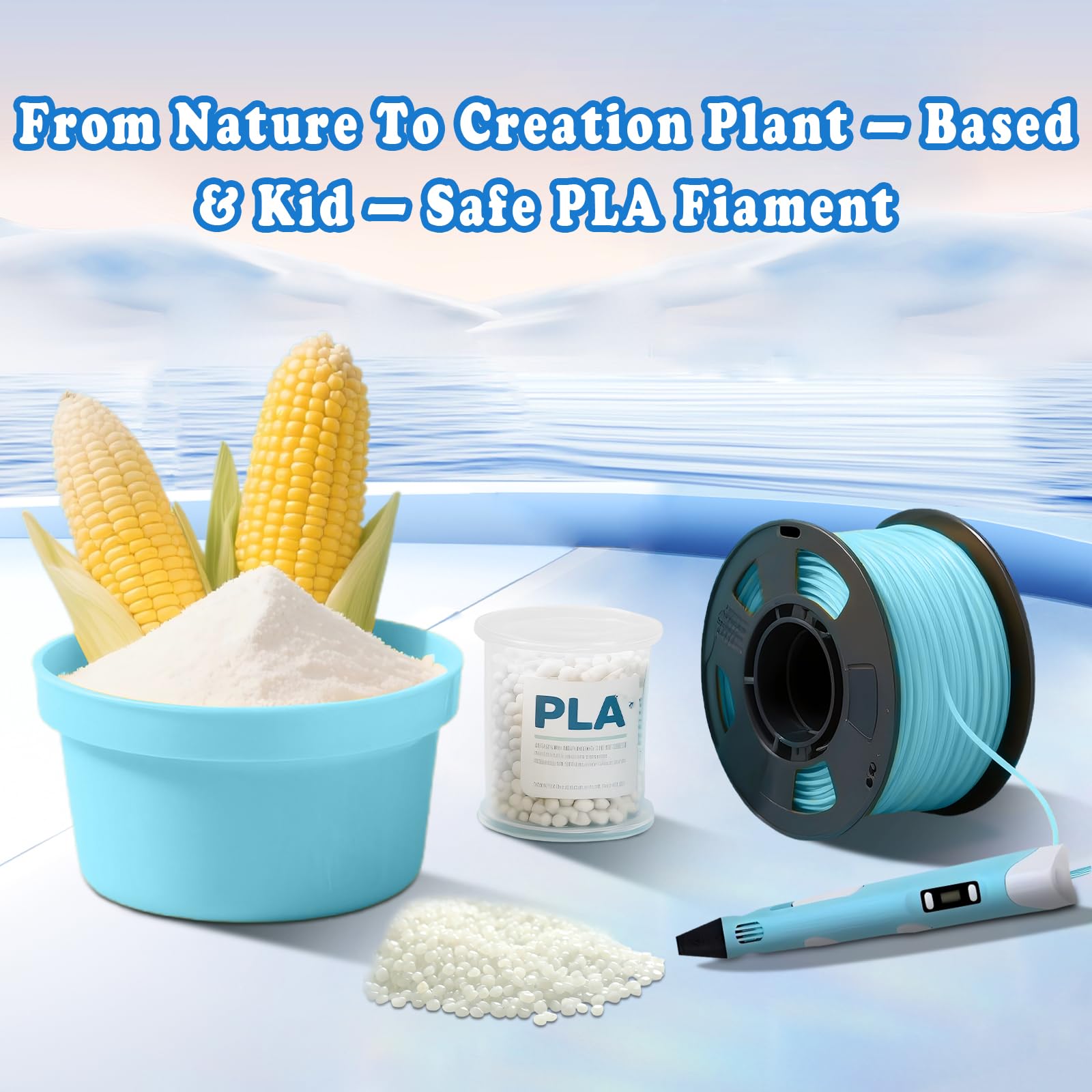 Filament 3D Pen PLA, 1,75 mm, 24 kolory, każdy 5 m, akcesoria do długopisów 3D dla dzieci, biodegradowalny, neutralny zapach, filament PLA 3D do MYNT3D, SCRIB3D