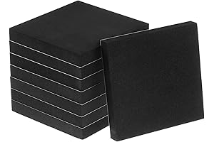 uxcell 8pcs Adhesive Foam Padding Sheets for Enhanced Noise and Vibration Dampening