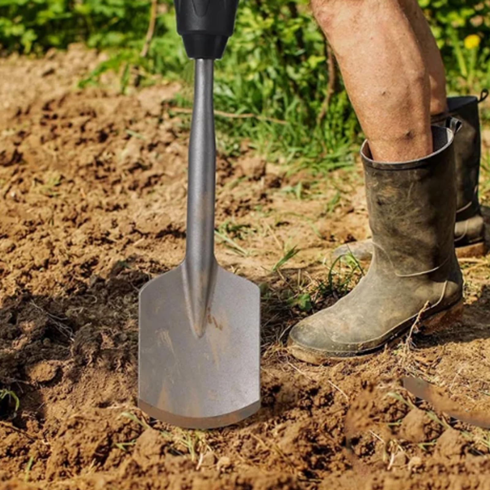 Sds Max Pelle Burin, 110X450mm Pelle à Boue Pelle à Argile Burin à Asphalte Burin Pour Marteaux De Démolition Enlever Le Béton Maçonnerie Jardinage Aménagement Paysager Brique Sable Pierre